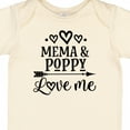 thumbnail image 4 of Inktastic Mema and Poppy Love Me Girls Baby Bodysuit, 4 of 5