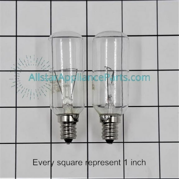 WP8190806 Range Vent Hood Light Bulb 40W (PACK OF 2)