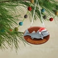 thumbnail image 4 of Hallmark 9468034 Merry Fish-Mas Resin Christmas Ornament - Multicolor, 4 of 6