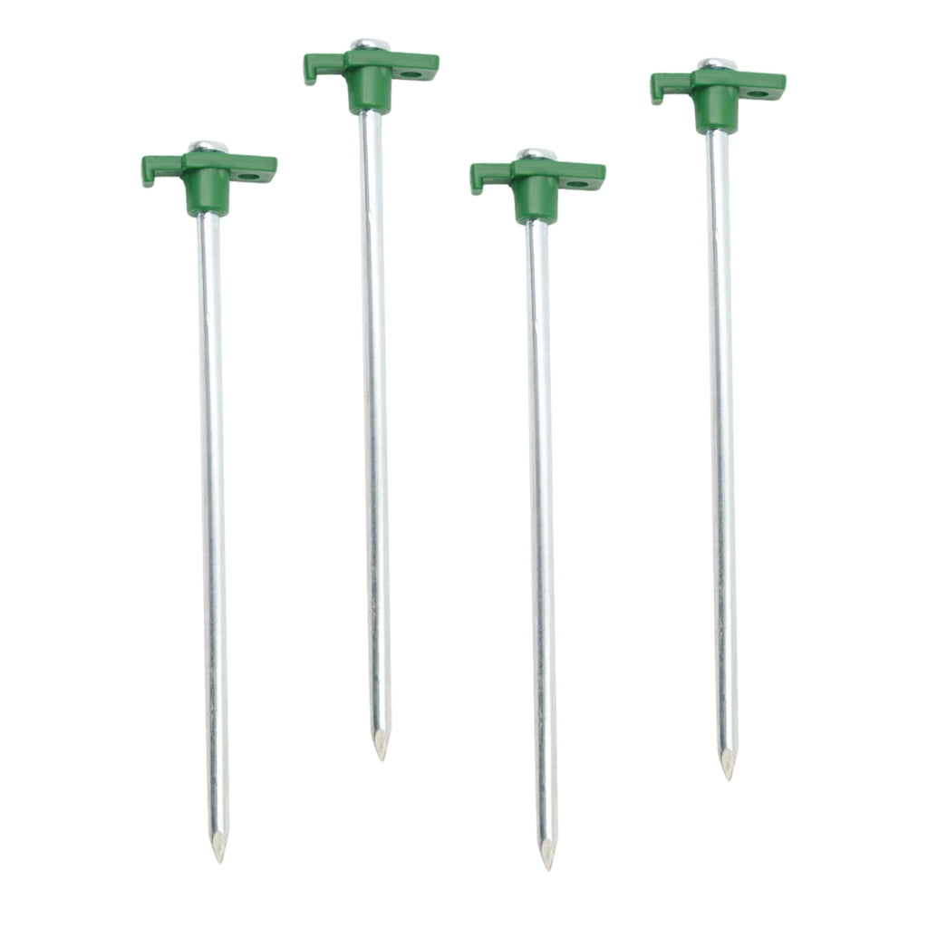 4lots Universals Ice Fishing Anchors Tool Multifunctional Beach Tent Pegs for Camping and Outdoor Adventures
