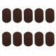 thumbnail image 1 of 10 unids Hierro en Patch Pantalones vaqueros Elípticos Patch Patch Simple Ropa Codo Apliques, 1 of 7