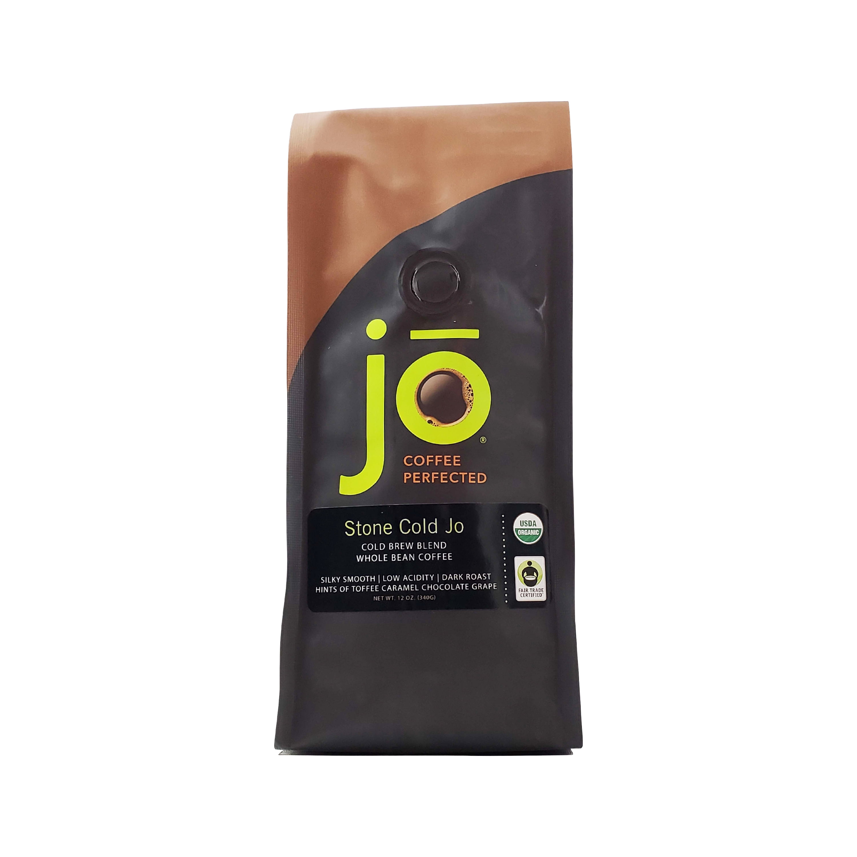 STONE COLD JO Cold Brew Coffee Blend, Dark Roast, Whole Bean Coffee