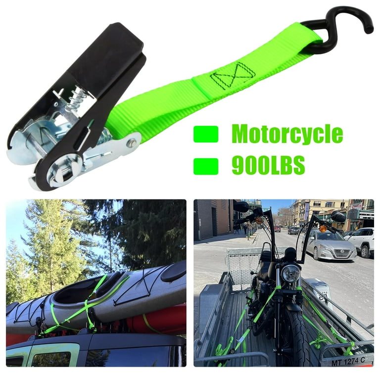 XSTRAP STANDARD Ratchet Tie Down Straps 4Pk 10Ft 300Lbs Load