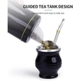 thumbnail image 3 of Juego de taza de yerba mate 6 en 1, incluye calabaza mate, yerbero, bombilla, cepillo de limpieza, kits de moldeador de té, 3 of 4