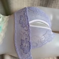 thumbnail image 4 of Ohufall Women's Panties All Lace Mash Seamless Briefs Open Crotch Fashion Underwear, 4 of 5