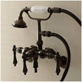 thumbnail image 7 of Aqua Vintage AE420T5 Clawfoot Tub Faucet with Hand Shower, Oil Rubbed Bronze, 7 of 7