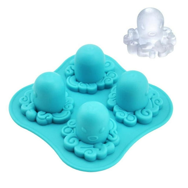 Billuyoard Bandeja de cubitos de hielo de silicona fácil de gel de sílice para el hogar y molde profesional para cubitos de hielo con forma de Cocina y Comedor