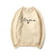 thumbnail image 3 of Sudadera con capucha para mamá, sudadera con mensaje de revelación de embarazo, sudadera con texto en inglés "Mama To Be", regalo para mamá, suéteres de manga larga para mujer, sudaderas con capucha g, 3 of 4