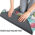 thumbnail image 3 of Pioneer Flower Floral Print Pattern Hot Yoga Mat Towel Non Slip for Hot Yoga - Quick-Drying Yoga Mat Cover with 4 Corner Pockets with Travel Bag - Hot Yoga Towel Non Slip 74"x26", 3 of 6