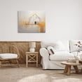 thumbnail image 3 of Stupell Industries White Abstract Barn Painting Abstract Painting Gallery Wrapped Canvas Art Print Wall Art, 40 x 30, 3 of 8
