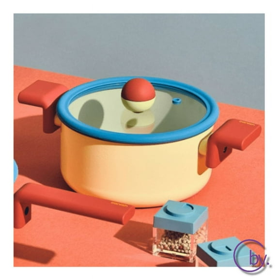 Neoflam Danish Forged 8" Stock Pot | For Stovetops and Induction | Made in Korea (2.7qt / 20cm)