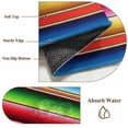 thumbnail image 5 of Abstract Area Rugs 5x7 ft Colorful Mexican Stripe Pattern Red Orange Bohemian Washable Rug Non Slip Indoor Carpet Absorbent Floor Mat for Living Room Bedroom Dining Room, 5 of 9