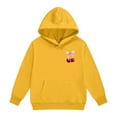 thumbnail image 5 of YunPes Girl's Cherry Graphic Hoodies Kids Bow Cherry Pullover Hooded Sweatshirt Boys Long Sleeve Oversized Sweaters Cute Preppy Coat, 5 of 8