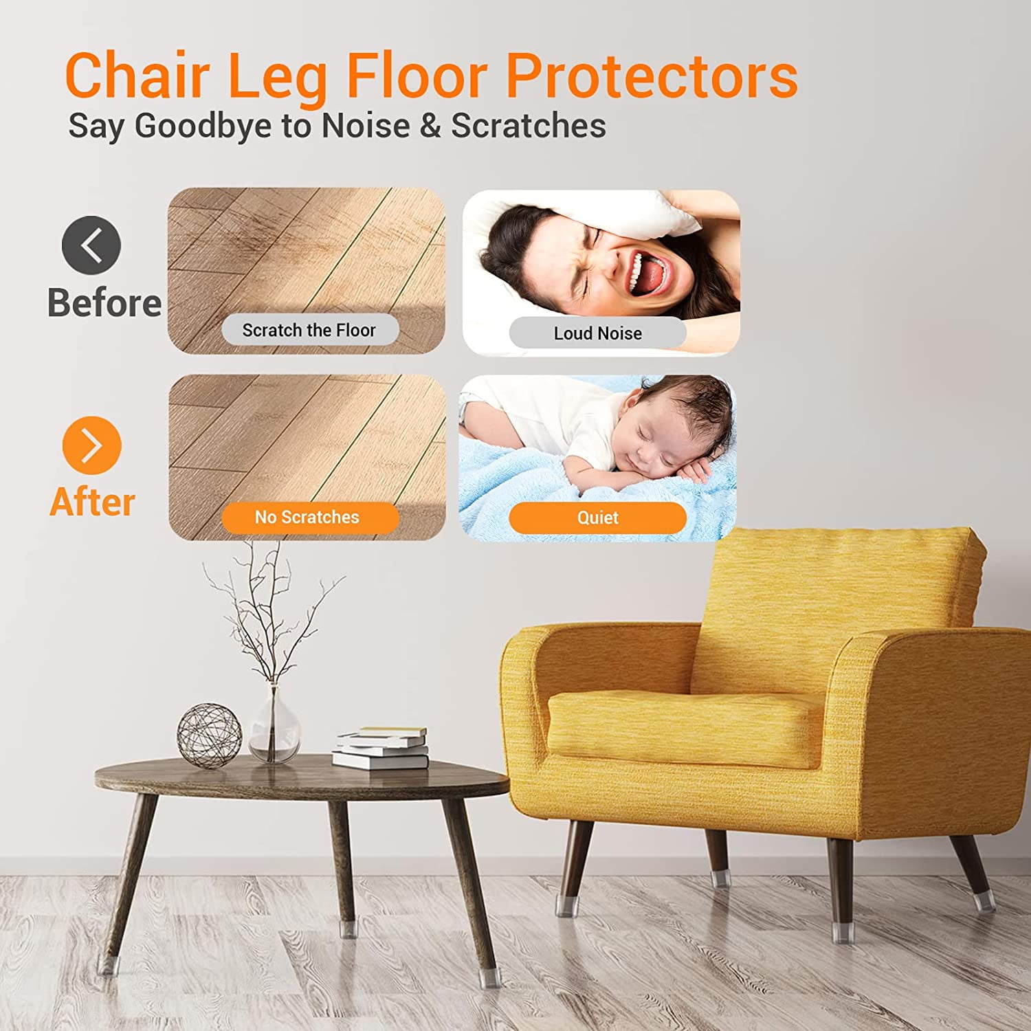 Rubber chair leg protectors for hardwood floors new arrivals