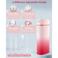 thumbnail image 5 of Irrigador de agua para dientes inalámbrico-DDKJ Irrigador eléctrico portátil con tanque de agua desmontable, Irrigador oral Irrigador dental de agua, 4 modos y 4 puntas de chorro, 50 días de uso, bate JFHHH pequeña, 5 of 5