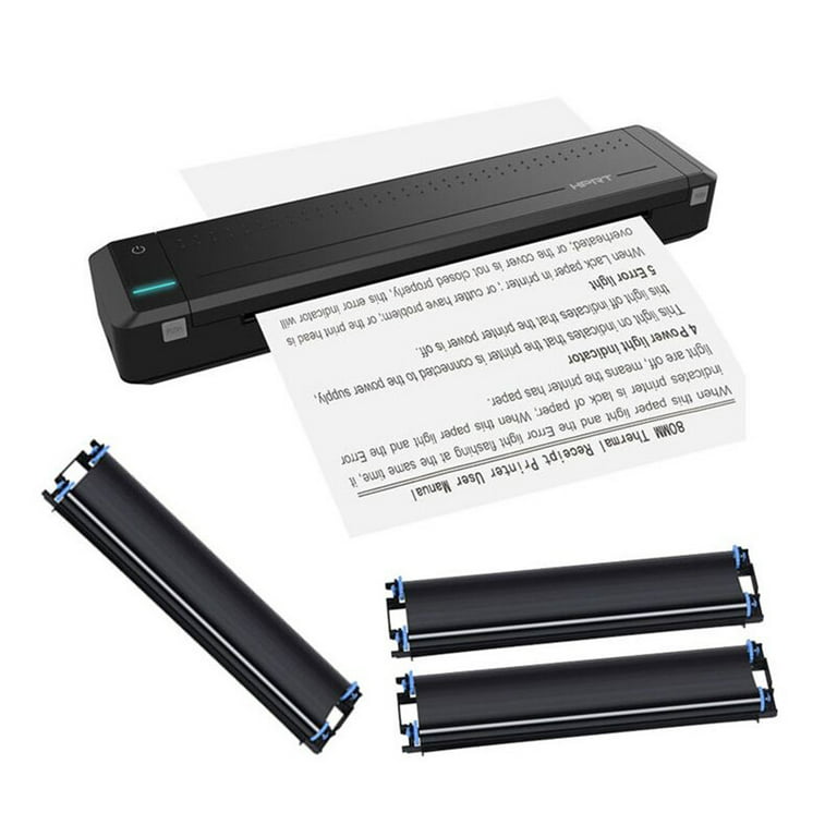 PRT MT800 Portable A4 Wireless Bluetooth Thermal Printer, Suitable for  Mobile Office, Supports 216 mm Width A4 Printing Paper, Compatible with  Android and iOS Phones (Upgraded Version)