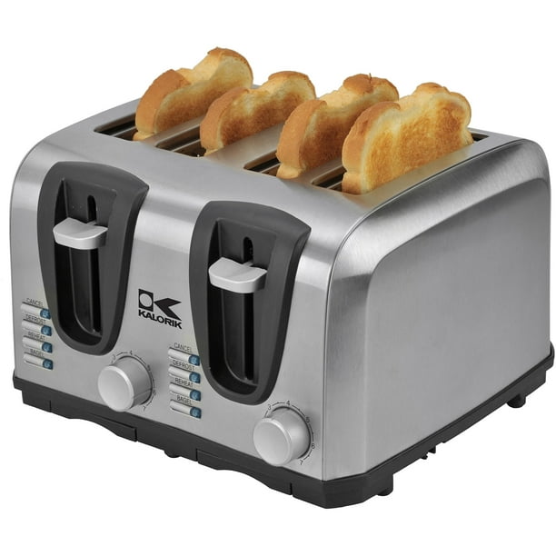 Kalorik 4Slice Stainless Steel Toaster