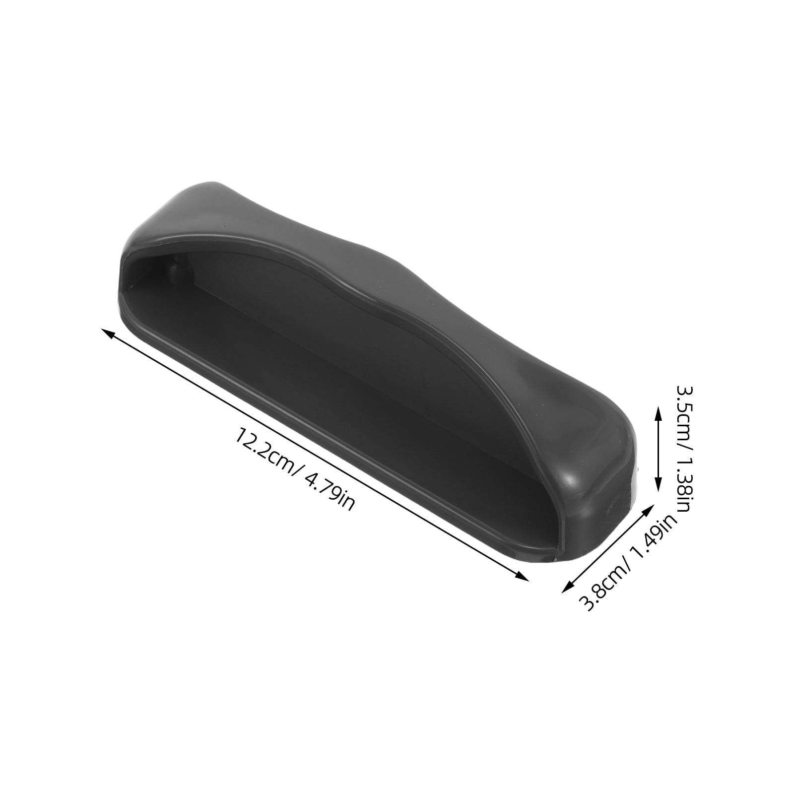 ELAYARD Heavy Duty Black Plastic Freezer Door Handle Replacement with Anti- Grip Design for Secure Use