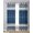 Blue, variant on Navy Blue Boho Sheer Curtains 63 Inch Length 2 Panels Set for Living Room/Bedroom, Vintage Ethnic Tribe Abstract Art Kitchen Curtains Grommet Semi-Sheer Curtains Drapes Window Treatments 42"x63"x2