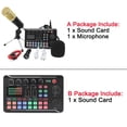 thumbnail image 3 of DJ Equipment Microphone Sound Card Console Studio Sound Card Kit Cable Phone Mixing Computer Live Voice Mixer F998 Sound Card ,Precision Control, 3 of 7