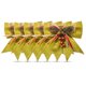 thumbnail image 3 of Adorno de lazo de Navidad con purpurina, conos de lentejuelas brillantes, corbata de hojas, decoración artística para fiestas, decoración de puertas al aire libre, 5 piezas doradas Advancent HA009474-02, 3 of 6