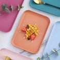 thumbnail image 3 of Multi-use Large Capacity Serving Tray Plastic Practical Food-grade Storage Tray for Home, 3 of 8