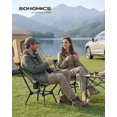 thumbnail image 2 of Silla de camping SONGMICS con altura ajustable y estructura de acero, 2 of 6
