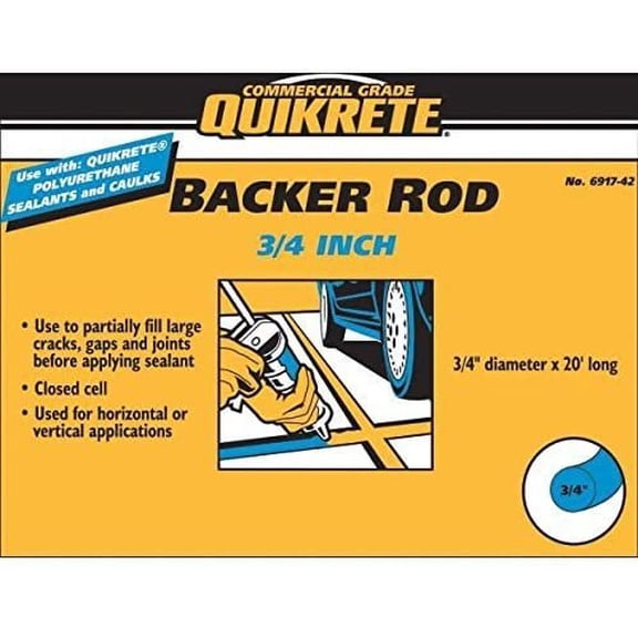 Quikrete Backer Rod 3/4 " X 20 '