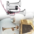 thumbnail image 4 of BotaniNest Trumpet Air Horn With Integrated Compressor And Motor For Truck Vehicle Loud Powerful Sound Upgrade, 4 of 6