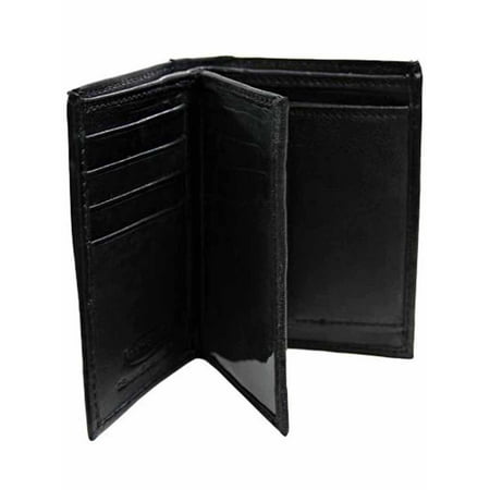 Luxury Divas - Slim Bifold Mens Black Wallet With Coin Holder - www.lvspeedy30.com