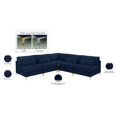 thumbnail image 5 of Meridian Furniture Julia Navy Velvet Modular Sectional, 5 of 5