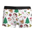 thumbnail image 3 of Felwors Mens Christmas Underwear 3D Printed Breathable And Comfortable Inner Mid Rise With Waist Boyshort Underwea, 3 of 3