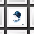 thumbnail image 2 of Gallery Pops MLB Kansas City Royals - Drip Helmet Wall Art, White Framed Version, 12" x 12", 2 of 5