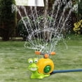 thumbnail image 2 of 2-in-1 Water Sprinkler Baseball Set for Adults, Attaches to Garden Hose with Bat and Balls, Rotating Spray Nozzle for Backyard Lawn Pool Party, Outdoor Summer Activity, 2 of 7