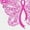 White, variant on Shop4Ever Men's Breast Cancer Awareness Ribbon Butterfly Pocket Graphic T-shirt XX-Large Azalea Pink