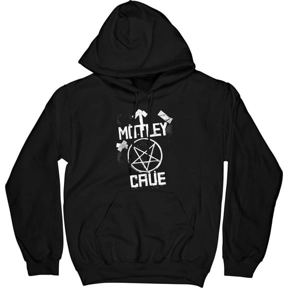 Motley Crue Unisex Pullover Hoodie Sweatshirt Roadcase (Small)