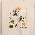 thumbnail image 3 of Mickey & Friends - Adventure Map - Women's Lightweight French Terry Long Sleeve Shirt, 3 of 5