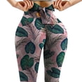 thumbnail image 4 of IROINNID Women's Pants Skinny Print High Waist Stretch Fitness Yoga Pants Sport Trousers Legging, 4 of 8