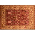 thumbnail image 1 of Ahgly Company Indoor Rectangle Oriental Orange Traditional Area Rugs, 2' x 4', 1 of 4