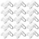 thumbnail image 1 of GOOHOCHY Rodillos para riel de cortina, 50 unidades, accesorios para separadores de habitaciones, cortinas, plástico blanco., 1 of 8