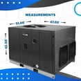 thumbnail image 2 of ACiQ 3.5 Ton 13.4 SEER2 60,000 BTU Gas Package Unit with Install Kit - R32 Downflow | 81% AFUE Natural Gas AC/Heating System, 2 of 8
