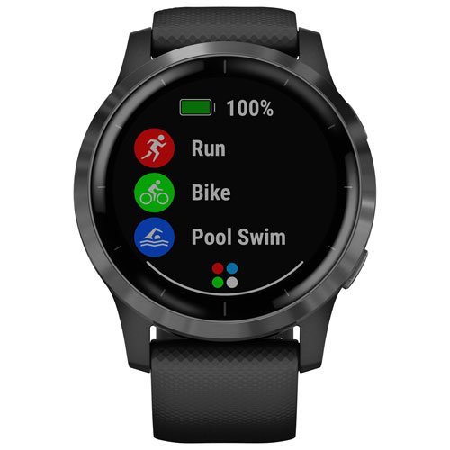 Garmin vivoactive 4 45mm GPS Watch - Silver/Shadow Grey