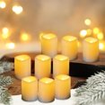 thumbnail image 3 of Flameless LED Votive Candles 20 Pack, 1.5" x 2", Battery Operated Flickering Electric Outdoor Flameless Tea Lights, Fake Tealight Candle Bulk for Wedding, Christmas, Halloween Decorations, 3 of 7