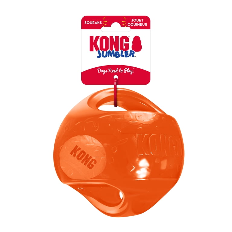 KONG Jumbler Ball Squeaker Dog Toy, Medium/Large photo 5