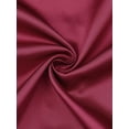 thumbnail image 5 of INSPIRE CHIC Women's Satin Robe Silky Lace Trim Bridal Party Tie Waist Wedding Bridesmaid Bathrobe L Red, 5 of 6