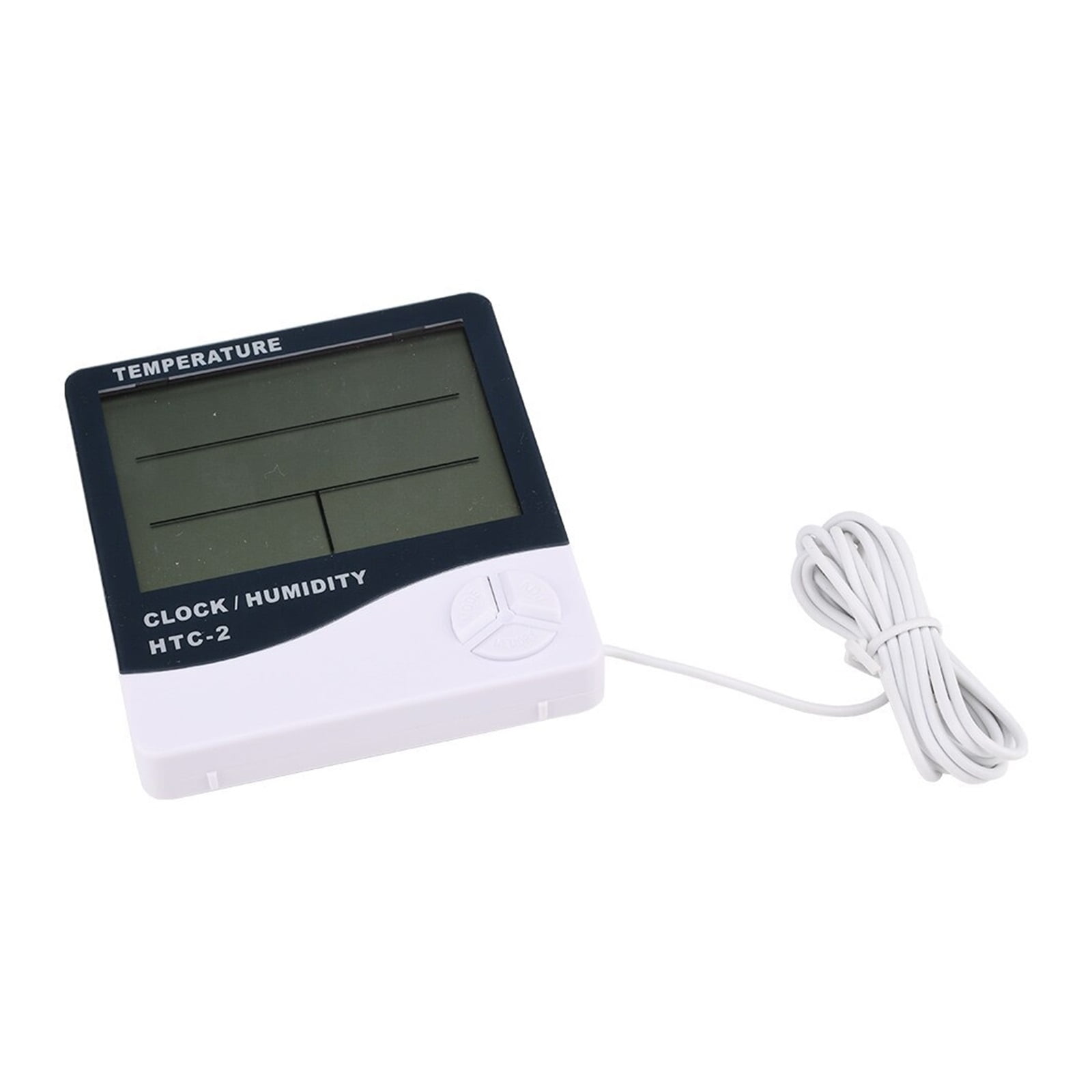 LCD Digital Temperature -2 Home Indoor Outdoor Hygrometer Thermometer Weather Station with Clock ,Fast Response