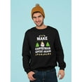 thumbnail image 2 of Make Christmas Great Again Sweatshirt Men -Image by Shutterstock, Male x-Large, 2 of 4