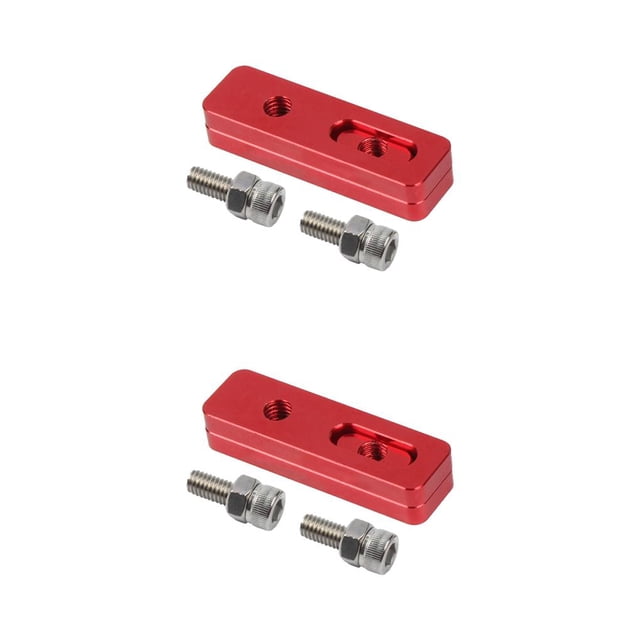Juego de asiento de extensión de freno en V Greeniant accesorios de frenado de bicicleta profesional 2piezas Rojo