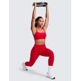 thumbnail image 4 of CRZ YOGA Butterlift Cross Back Sports Bras for Women Adjustable Thin Straps Pilates Padded Gym, 4 of 7