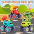 thumbnail image 2 of Monster Truck OCATO de juguete para niños de 1 a 3 años con coches retráctiles, 2 of 7